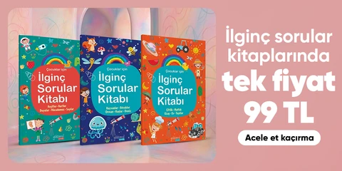 İlginç sorular kitaplarında  tek fiyat 99 TL