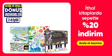 İthal kitaplarda  sepette %20 indirim