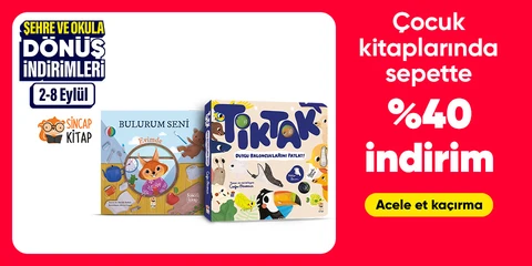 Çocuk kitaplarında sepette %40 indirim