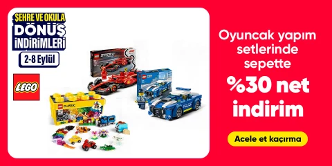 LEGO® Oyuncak Yapım Setlerinde  Sepette Net %30 İndirim