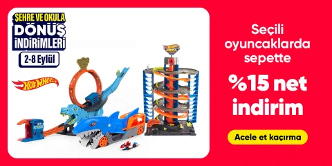 Seçili Hot Wheels Markalı Oyuncaklarda  Sepette Net %15 İndirim