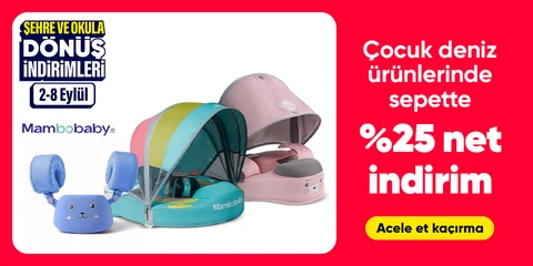 Mambobaby ve Schulzz Çocuk Deniz Ürünlerinde Sepette Net %25 İndirim