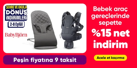 Babybjörn Bebek Araç Gereçlerinde Sepette %15 Net İndirim