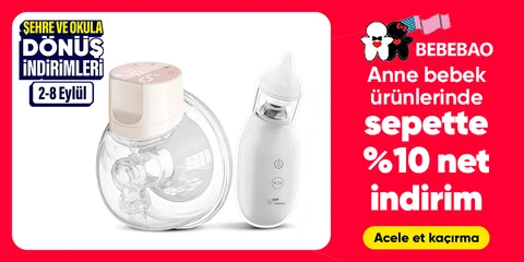 Bebebao Anne Bebek Ürünlerinde Sepette Net  %10 İndirim