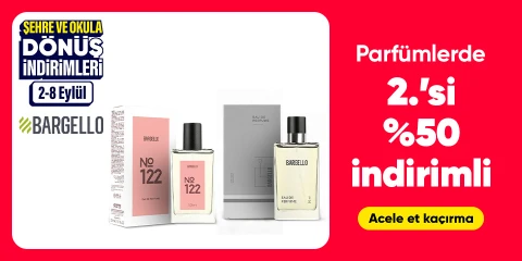 Parfümlerde 2.’si %50 indirimli