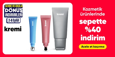 Kozmetik ürünlerinde sepette %40 indirim