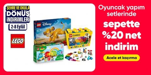 LEGO® Oyuncak Yapım Setlerinde Sepette Net %20 İndirim