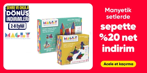 Magly Manyetik Setlerde Sepette Net %20 İndirim