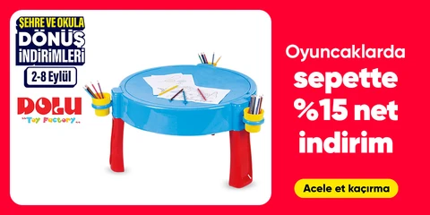 Dolu Marka Oyuncaklarda Sepette Net %15 İndirim