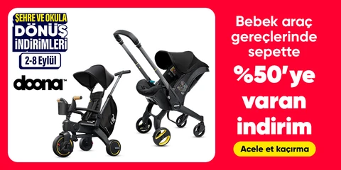 Doona Bebek Araç Gereçlerinde Sepette %50'ye Varan İndirim