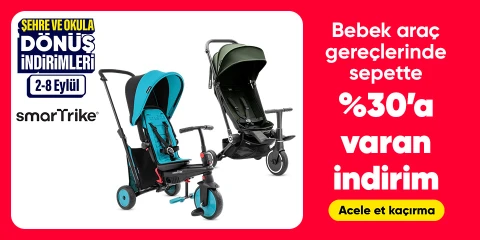 Smartrike Bebek Araç Gereçlerinde Sepette %30'a Varan İndirim