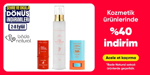 Kozmetik ürünlerinde %40 indirim*