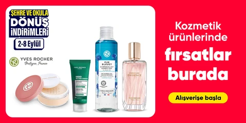 Kozmetik ürünlerinde fırsatlar burada