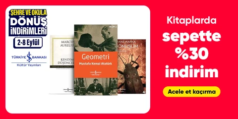 Kitaplarda sepette %30 indirim