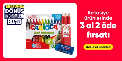 Kırtasiye Ürünlerinde  3 Al 2 Öde