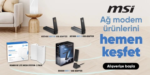 MSI Ağ Modem Ürünlerini Keşfet