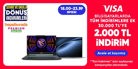 Bilgisayarlarda tüm indirimlere ek 30.000 TL'ye 2.000 TL indirim