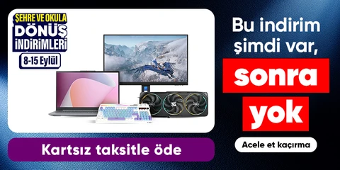 Bu indirim şimdi var,  sonra yok
