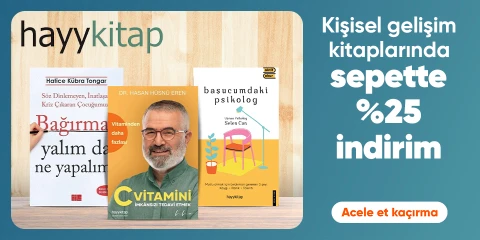 Kişisel gelişim kitaplarında  sepette %25 indirim