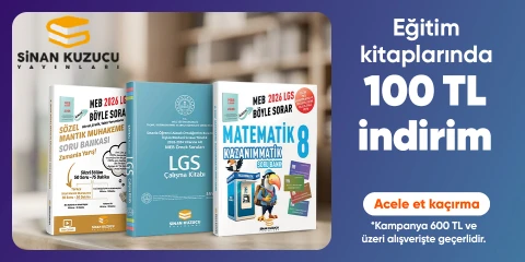 Eğitim kitaplarında  100 TL indirim