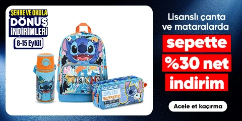 Lisanslı Çanta Ve Mataralarda Sepette %30 Net İndirim