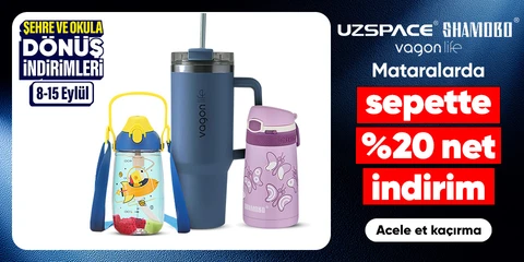 Uzspace & Vagonlife & Shamobo Matalarda  Sepette %20 Net İndirim