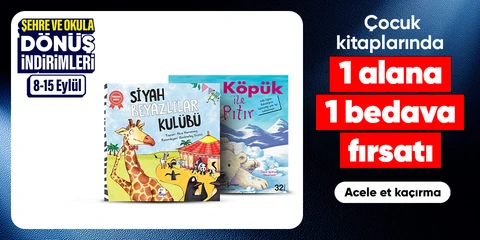 Çocuk kitaplarında  1 alana 1 bedava fırsatı