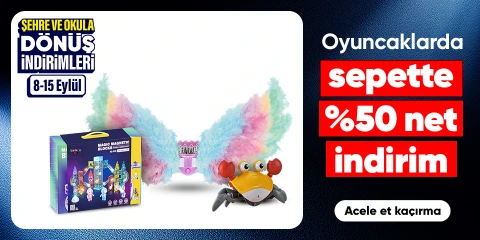 Oyuncaklarda %50 İndirim Sepette Net %50 İndirim