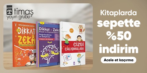 Kitaplarda  sepette %50 indirim