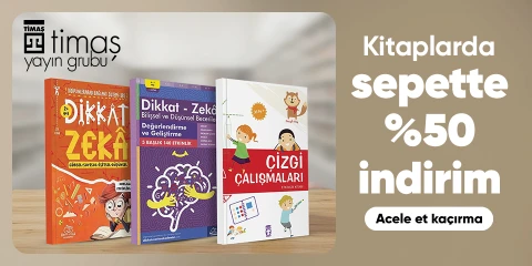 Kitaplarda  sepette %50 indirim