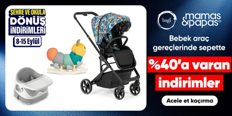 Bagi , Mamas & Papas Bebek Araç Gereçlerinde Ürünlerde Sepette %40 a Varan İndirim