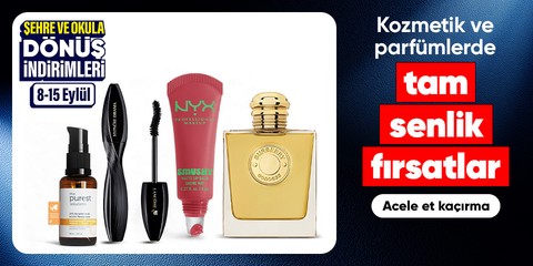 Kozmetik ve parfümlerde tam senlik fırsatlar 