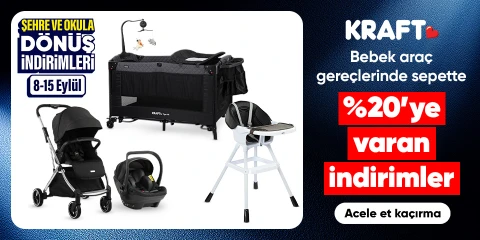 Kraft Bebek Araç Gereçlerinde Sepette %20 ye Varan İndirimler