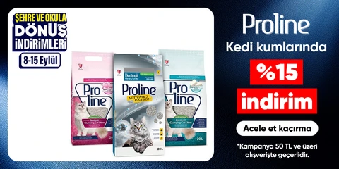 Kedi kumlarında %15 indirim