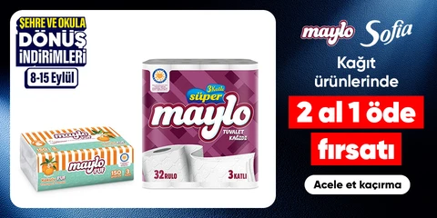 Kağıt ürünlerinde  2 al 1 öde fırsatı