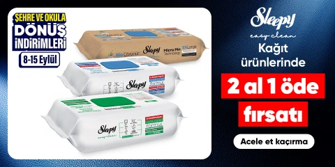 Kağıt ürünlerinde  2 al 1 öde fırsatı