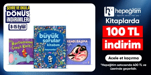 Kitaplarda 100 TL indirim*