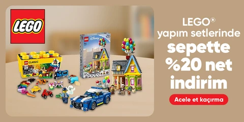  LEGO® Yapım Setlerinde Sepette Net %20 İndirim