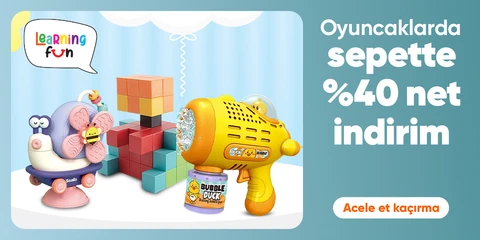 Oyuncaklarda Sepette Net %40 İndirim