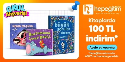 Ders kitaplarında 100 TL indirim*