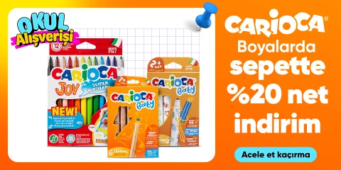 Carioca Boyalarda Sepette %20 Net İndirim