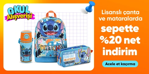 Lisanslı Çanta Ve Mataralarda Sepette %20 Net İndirim