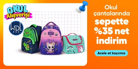 WaddellBag Çocuk Okul Çantaları Modellerinde Sepette Net %35 İndirim