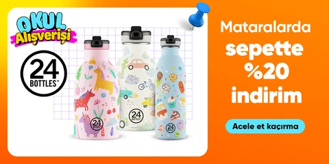 24 Bottles Çocuk Matara ve Suluklarda Sepette %20 İndirim