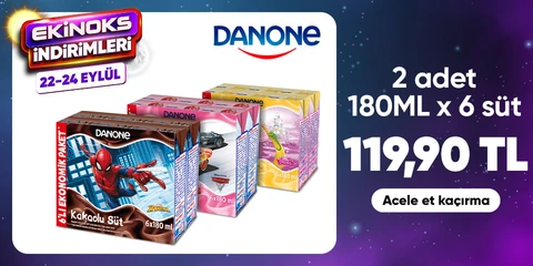 2 adet 180ML x 6 süt   119,90 TL
