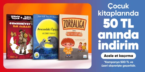 Çocuk kitaplarında  50 TL anında indirim