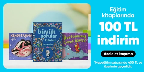 Eğitim kitaplarında  100 TL indirim