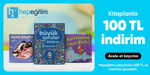 Eğitim kitaplarında  100 TL indirim