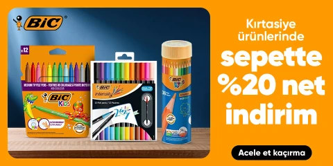 Bic Ürünlerinde Sepette %20 Net İndirim