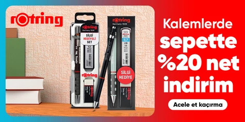 Rotring  Kalemlerde Sepette %20 Net İndirim